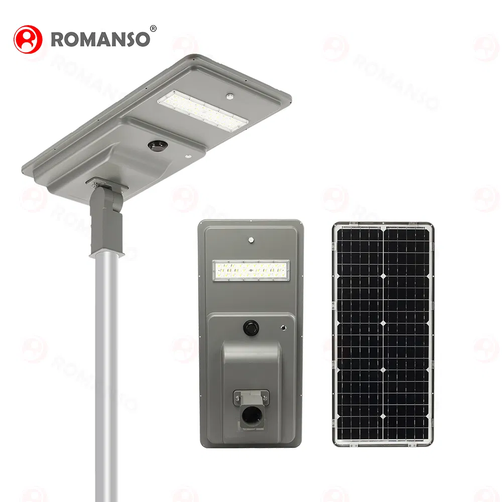 Romanso LED Solar Street Light Outdoor 20W 30W 40W IP66 Waterproof Hot Selling Commercial Solar Street Lights