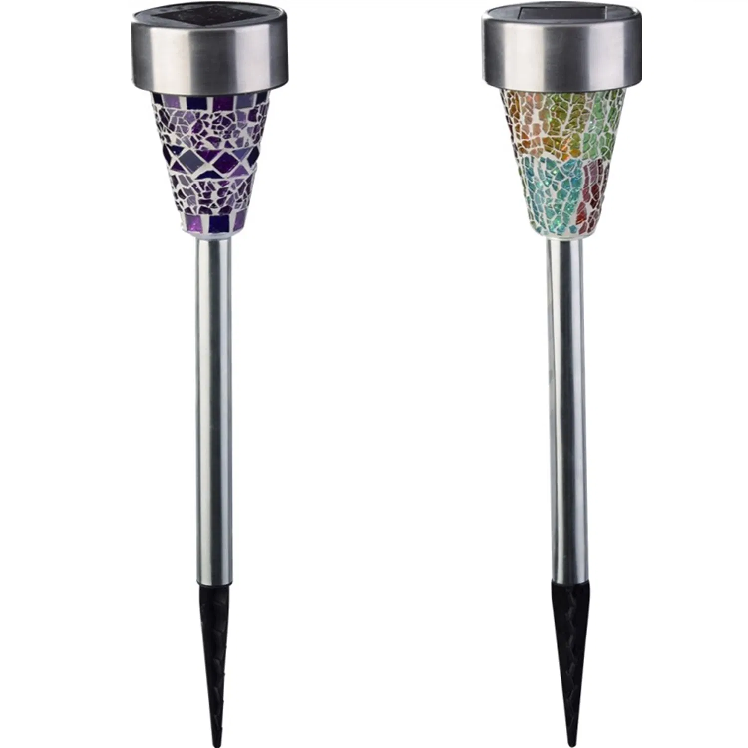 Chinese Wholesale Outdoor Solar LED Mosaic Stake Light