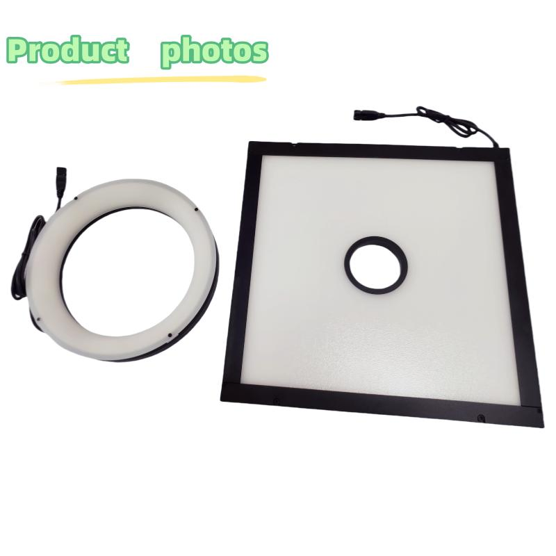 30 Degree High Brightness Uniform LED Light Source Machine Vision Ring Light DC 24V for CCD CMOS Camera Industrial Lead Frame Inspection PCB Board Inspection