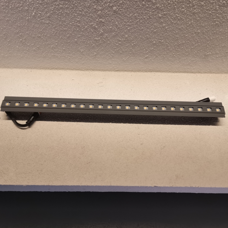 Exterior Wall Waterproof Widened Surface Square Lamp Hole LED RGBW Line Light