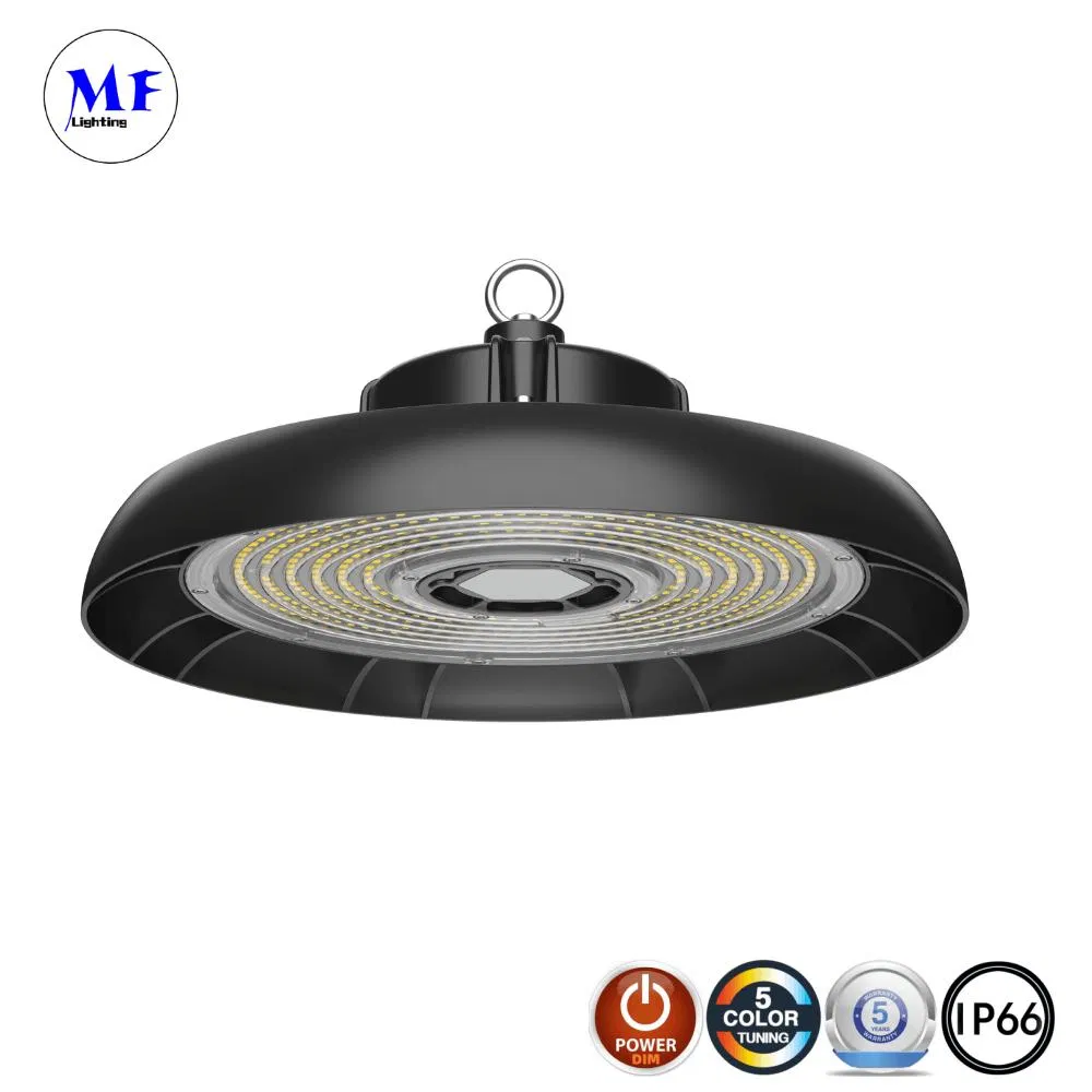 Factory Price 5 Years Warranty 100W 150W 200W 240W 300W IP66 150lm/W Isolated Emergency Light LED Highbay Light Workshop Lighting UFO LED High Bay Light