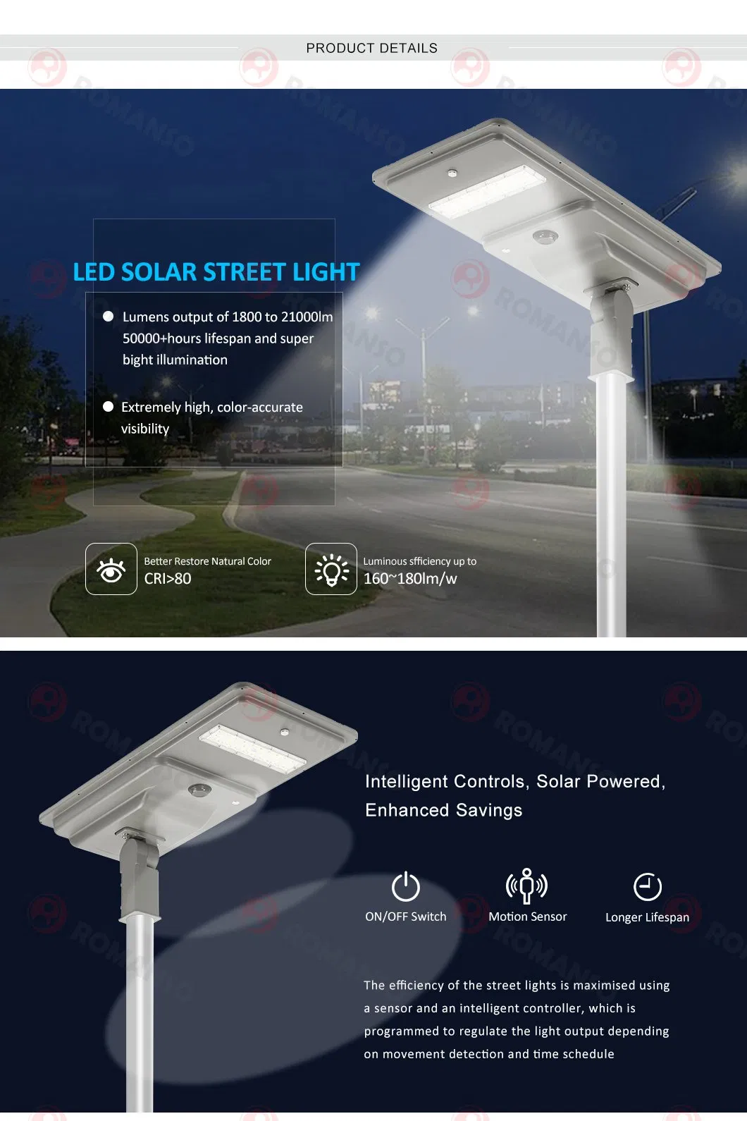 Solar Street Light Feature