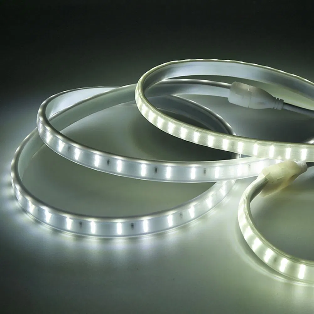 Outdoor 2835 IP65 Waterproof 120LEDs/M Flexible Ribbon Soft 220V 100m/Roll LED Strip Light for Christmas Decoration Lighting