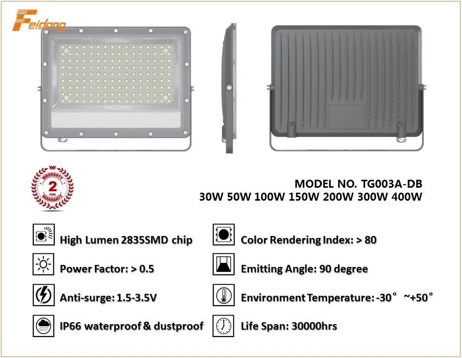 Outdoor LED Floodlight Main View