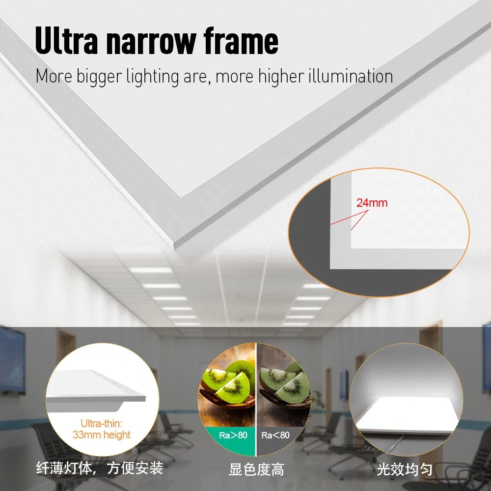 Backlit LED Panel Light 600*600 40W Contemporary Design for School