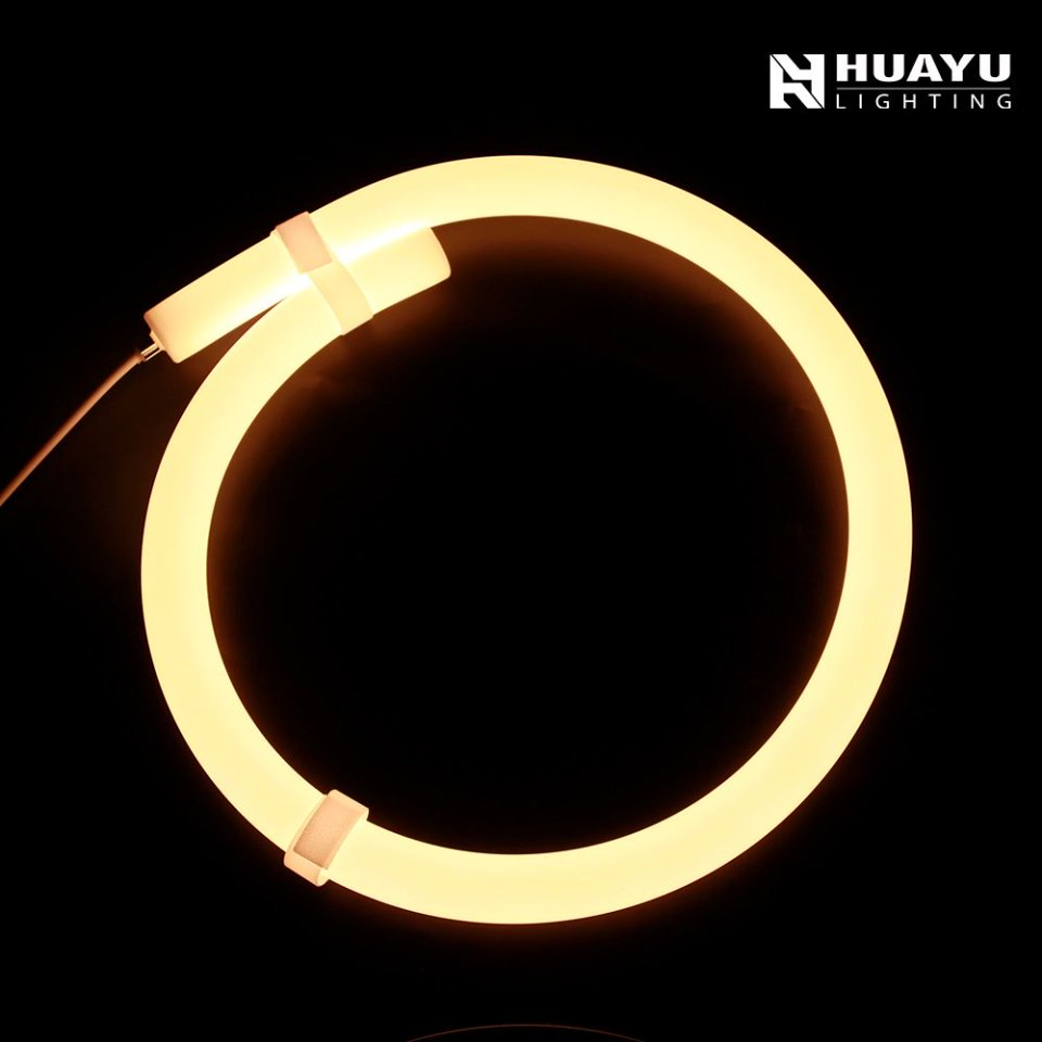 D25 Neon Flexible LED Channel Lighting - 3000K Warm White, Dual Voltage DC12V/24V, 5-Year Warranty IP67 Outdoor Light