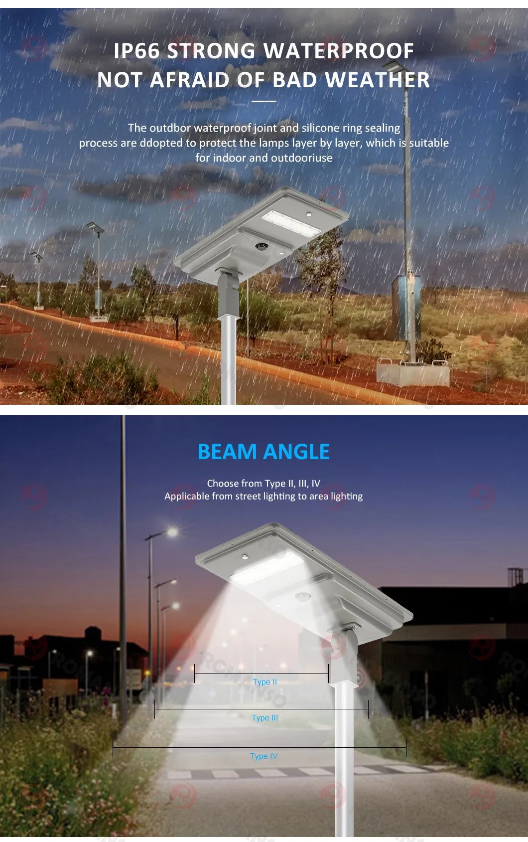 Solar Street Light Structure