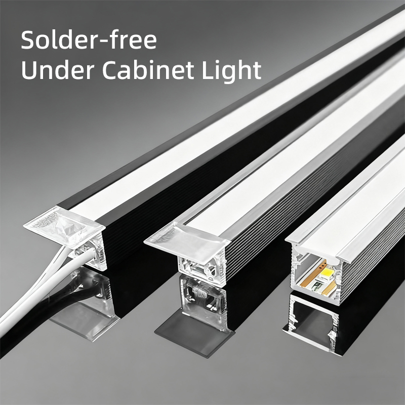 Wholesale Under Kitchen Cabinet Lighting Aluminum Channel LED Liner Light Strips Free Cutting Recessed LED Cabinet Strip Light