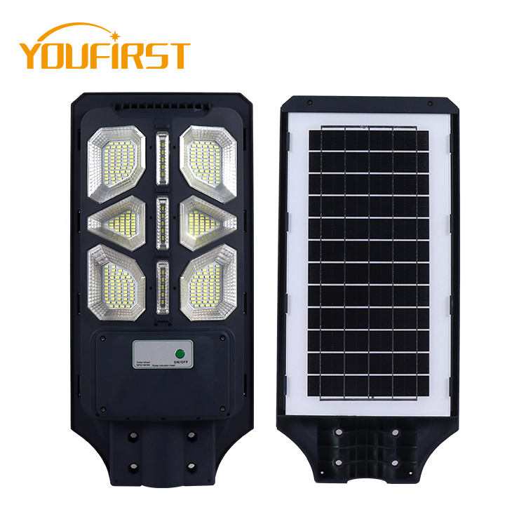 Kingkong New Design Black Waterproof IP65 60watt Integrated Solar LED Street Light