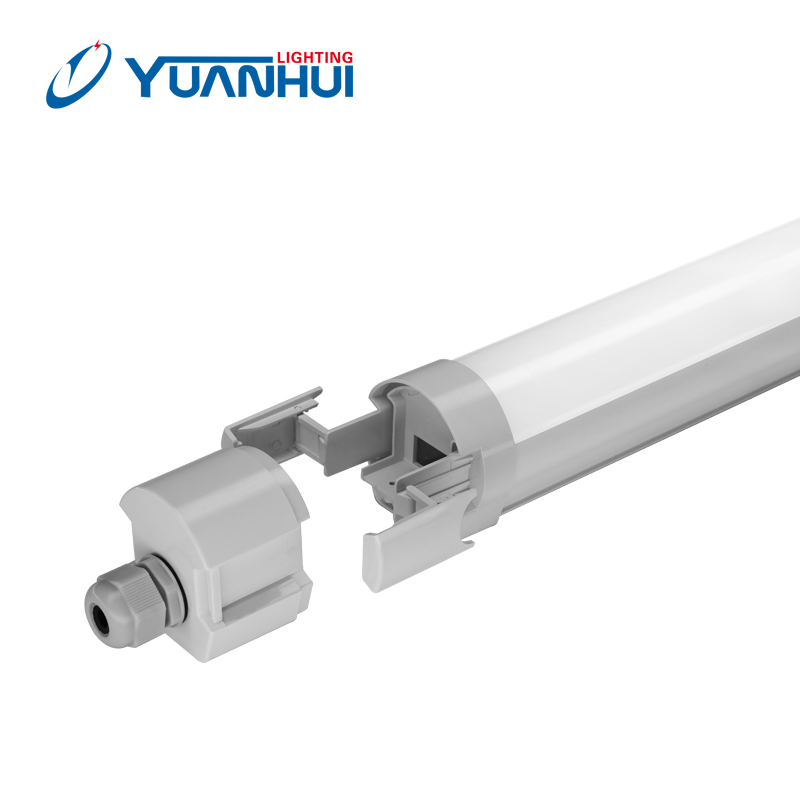 IP65 Extrusion Integrated LED Triproof Tube Light Hot Selling Waterproof LED Tunnel Tri-Proof Lighting