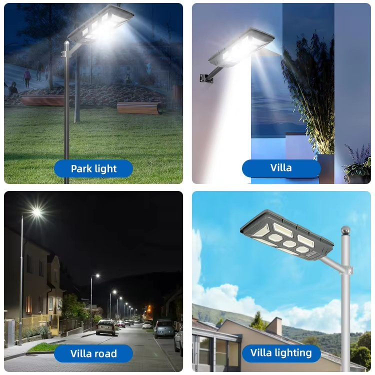 High Quality Waterproof IP65 Energy Saving Streetlight ABS 600W Integrated All in One LED Solar Street Lamp