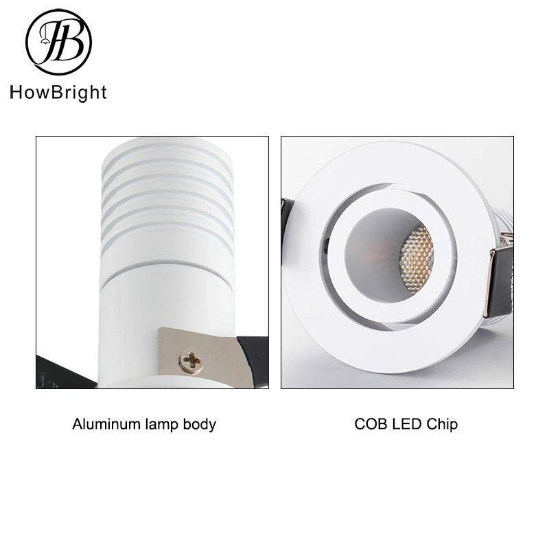 Embedded Aluminum Downlight Anti-Glare Recessed LED Spotlight