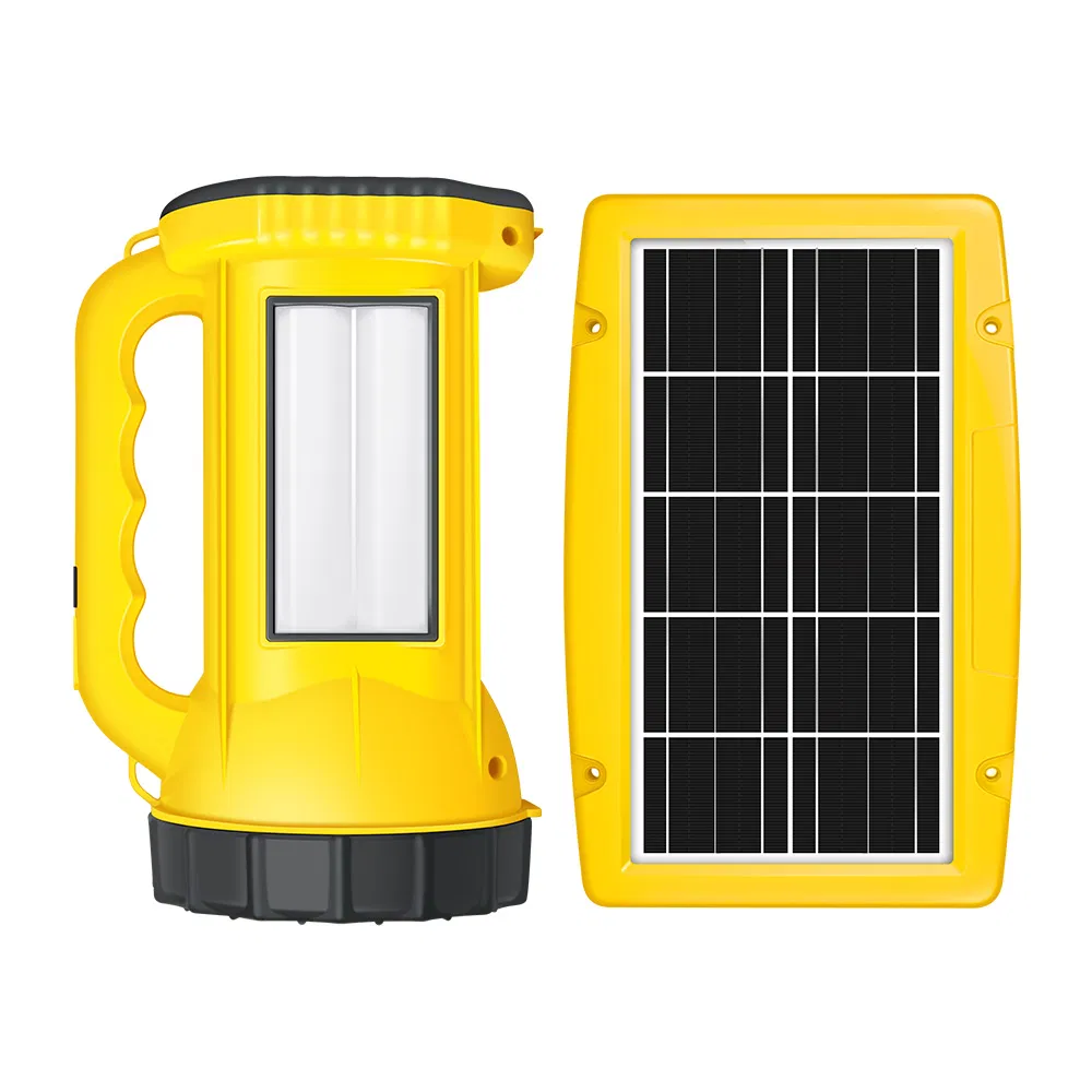 Handy Solar LED Torch Super Bright Solar Camping Flashlight with Foucs Light and Reading Light