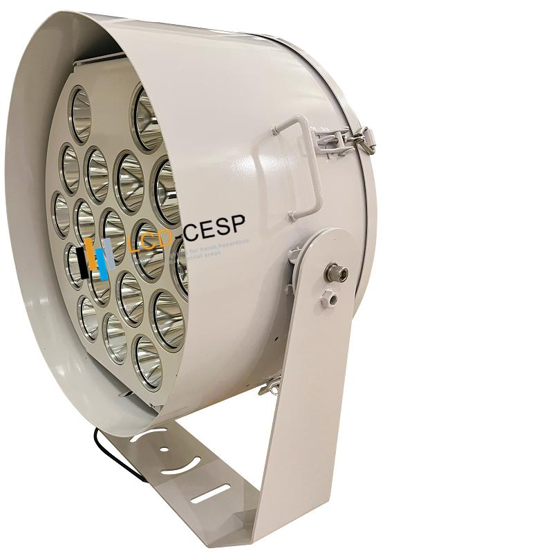 Anti-Corrosion 100-277V 12-24V 4000K, 2deg, 2km-6km Lighting, Waterproof IP67 IP68 IP69K LED Searchlight Marine Boat Vessel Skybeam 150W Equivalent Xenon 1000W