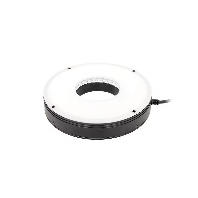 30 Degree High Brightness Uniform LED Light Source Machine Vision Ring Light DC 24V for CCD CMOS Camera Industrial Lead Frame Inspection PCB Board Inspection