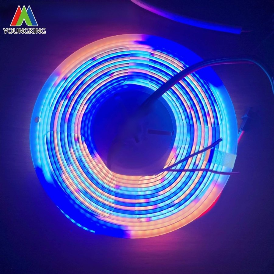 Rgbwic COB LED Strip Light Addressable LED RGBW IC Ws2814 24V LED Strip 784LEDs/M Luces LED Tira De Luz LED COB LED Strip Light