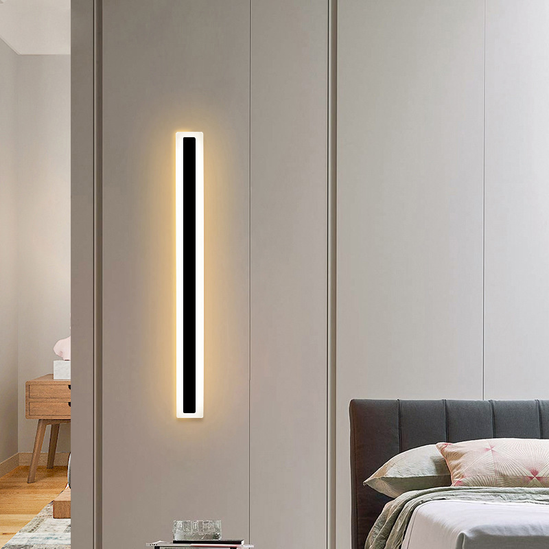 2025 Hot Sale Long Line Black LED Wall Light (ZY-XT007)