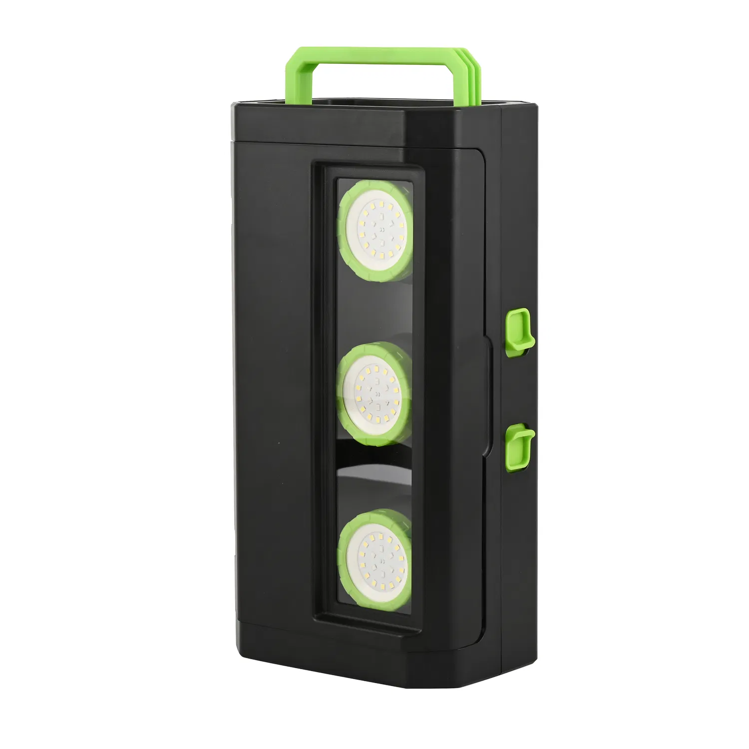 3 Handheld Flood Lamps Set with Durable Charging Case LED Work Light