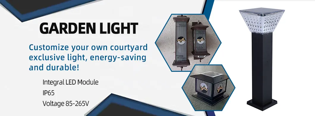 Solar Energy Garden Light Banner