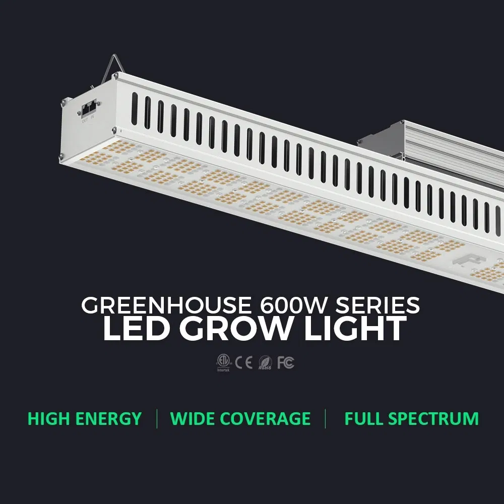 Commercial PPE2.8 G-600W-01 Enhanced Full Spectrum LED Plant Grow Light for Greenhouses