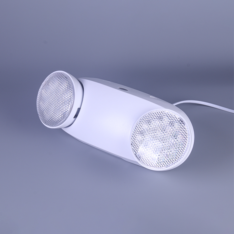 Rechargeable Double Head High Brightness LED Fire Exit Emergency Light with Li-ion Battery
