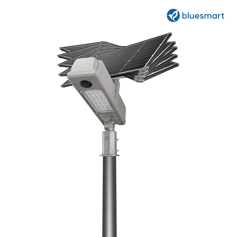 LED Solar Street Light Lighting Pollution-Free Design 60W 80W 100W