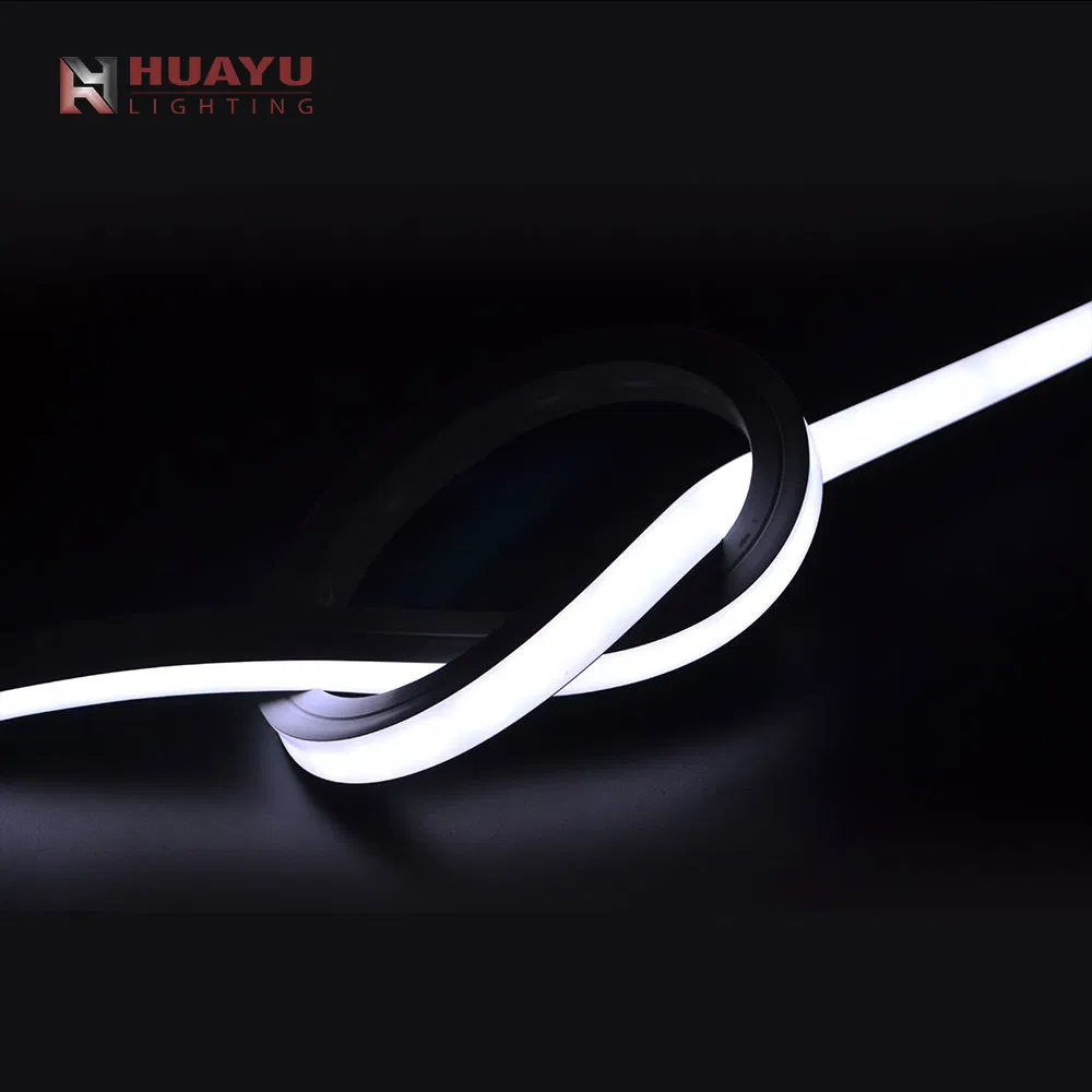 RGB Programmable Multicolor Effects Black Aluminum Channel LED Strip 10X10mm Bright Neon Light