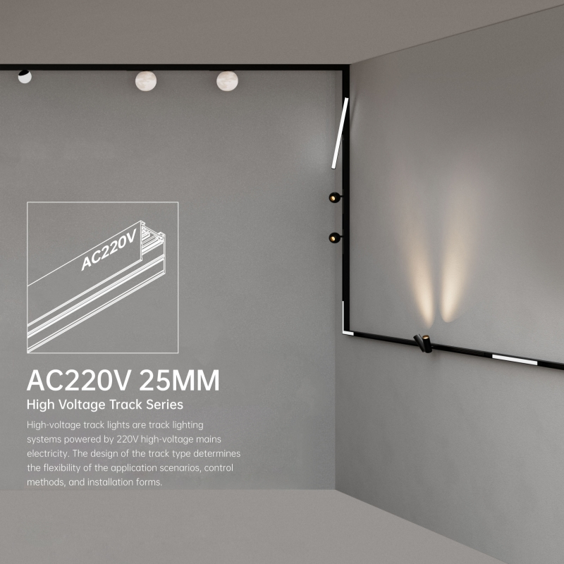 Dimmable Track Light System Adjustable Dali Driver Dimmable Aluminum Housing LED Track Spot Light