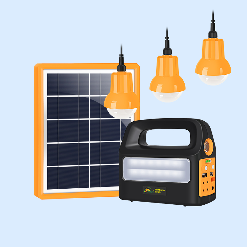 Chinese OEM ODM Factory Customize Support Solar-Powered Home Lighting System with Integrated Torch and LED Reading Lights (SC-1) for Camping and Reading Use
