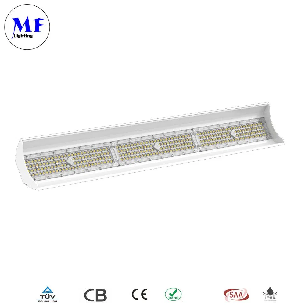 Factory Price 50W 100W 150W 200W IP66 Aluminum Linear LED High Bay Light with 5years Warranty for Warehouse Factory