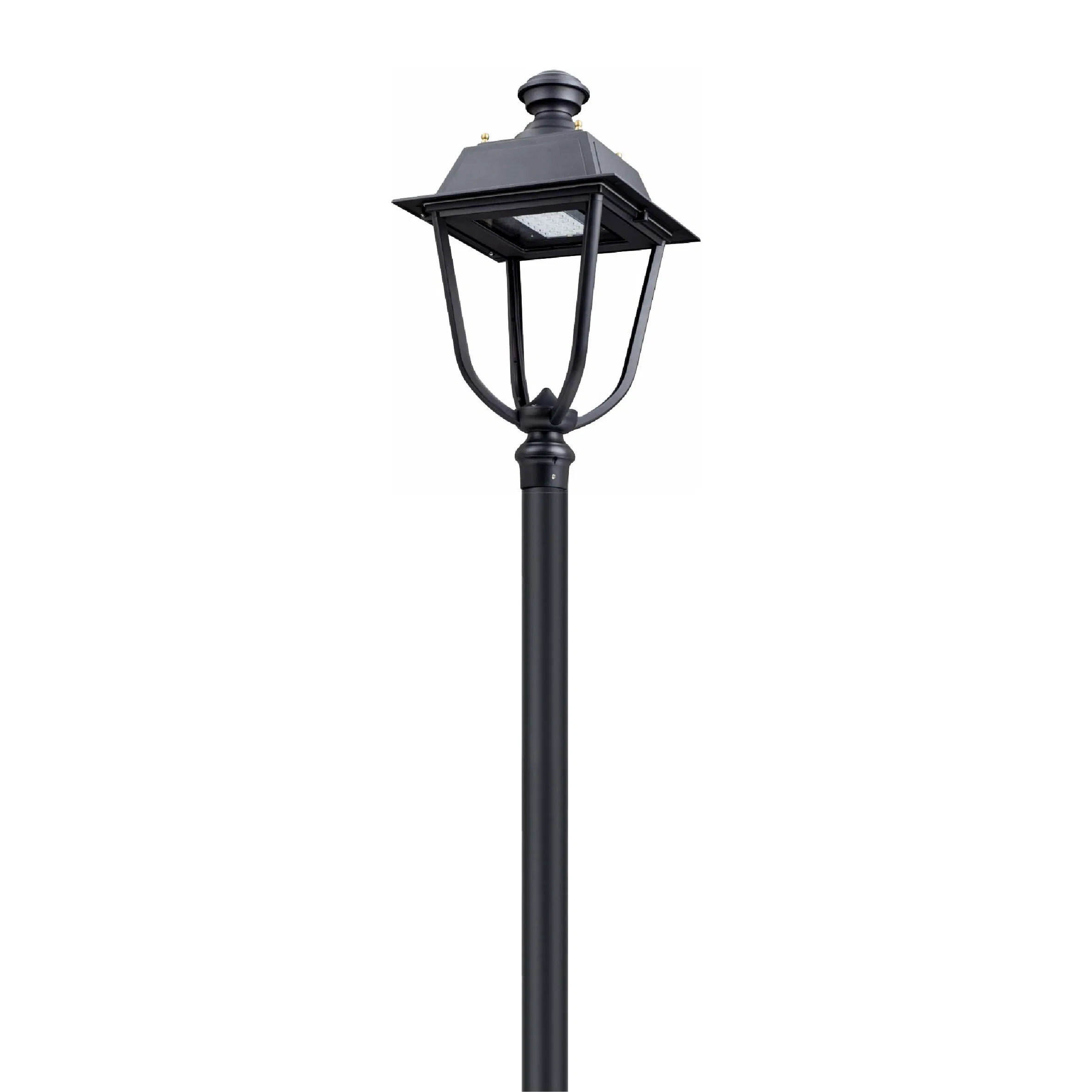 European LED Post Top Street Lamp Road Waterproof IP66 Garden Lamp Post Outdoor Curved Arm Light Eclairage Public LED Exterieur