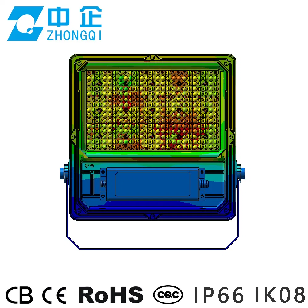 LED Flood Light IP66 120lm/W 5000K Ik08 Zhaga High Lumenanti-Glare Quality Waterproof Dimmable Dali Sensor 5 Years Warranty OEM ODM 400W 450W 480W 600W CE