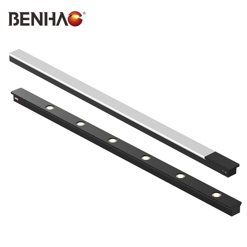 Ultra-Thin 48V/24V Safety Magnetic LED Track Lights for Concise Space