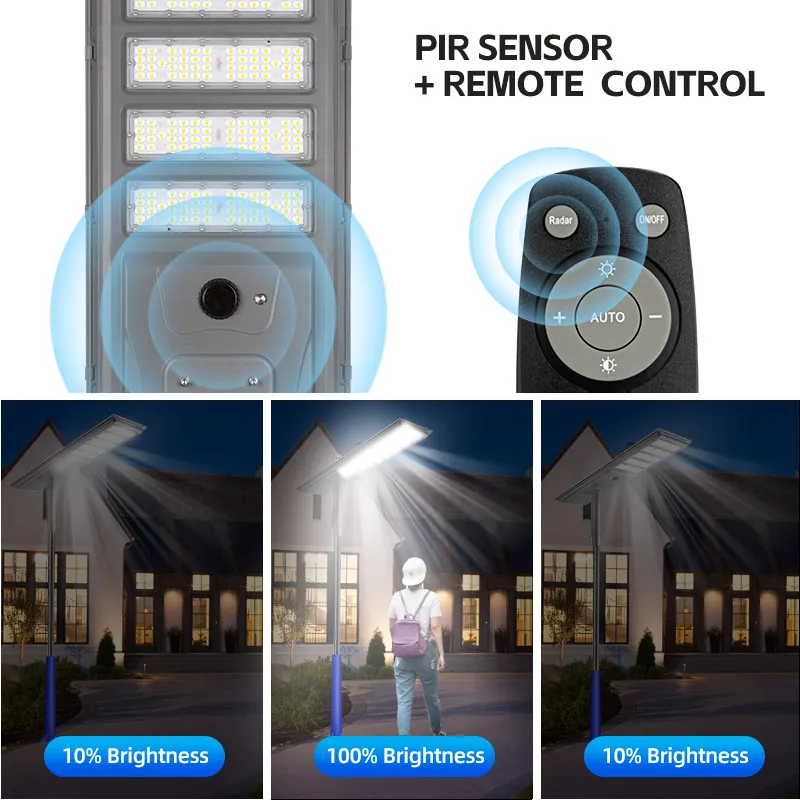 Solar Street Light Night View