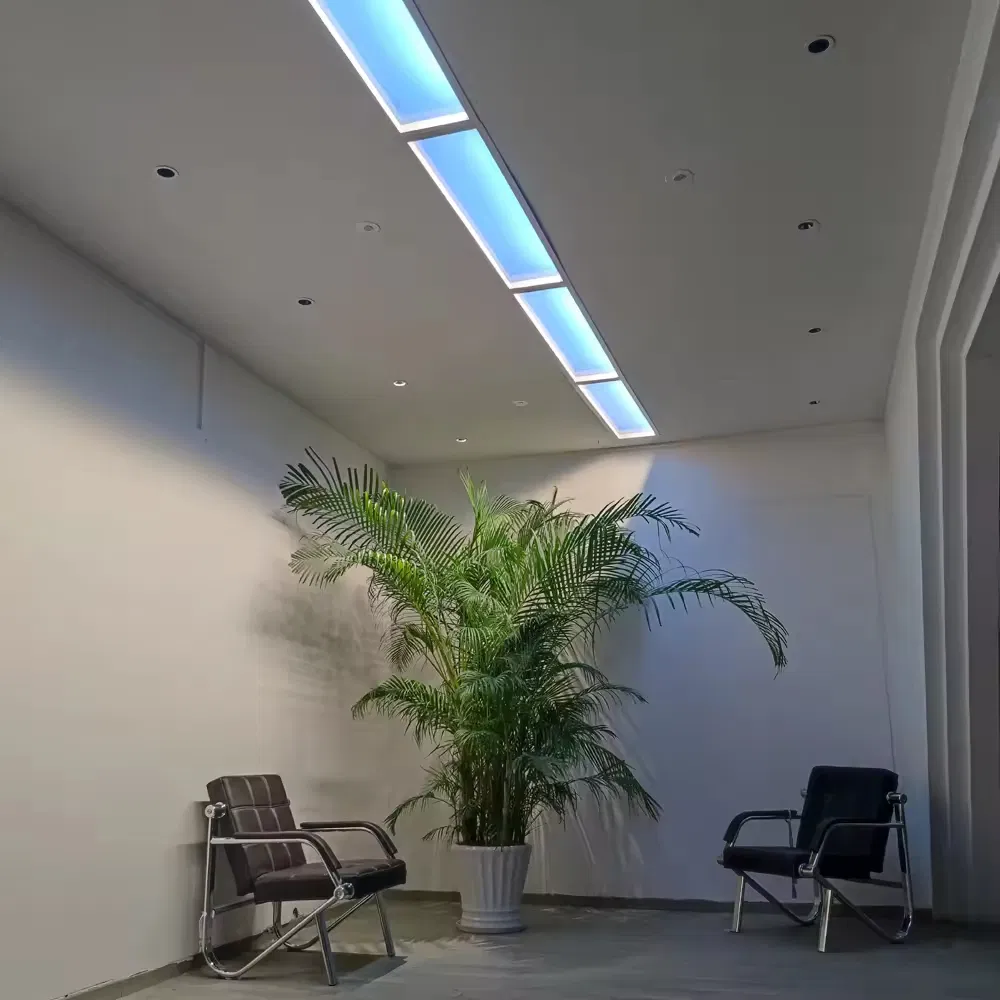 Natural Blue Sky Lighting on Room Real 3D Vision LED Panel