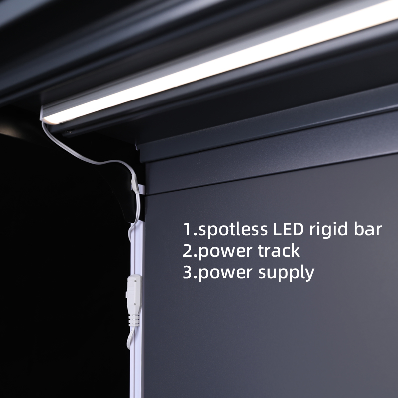 12V/24V Magnetic Rigid Light Strip Aluminum Profile Light LED Under Kitchen Closet Cabinet Shelf Light for Supermarket Shelves Display