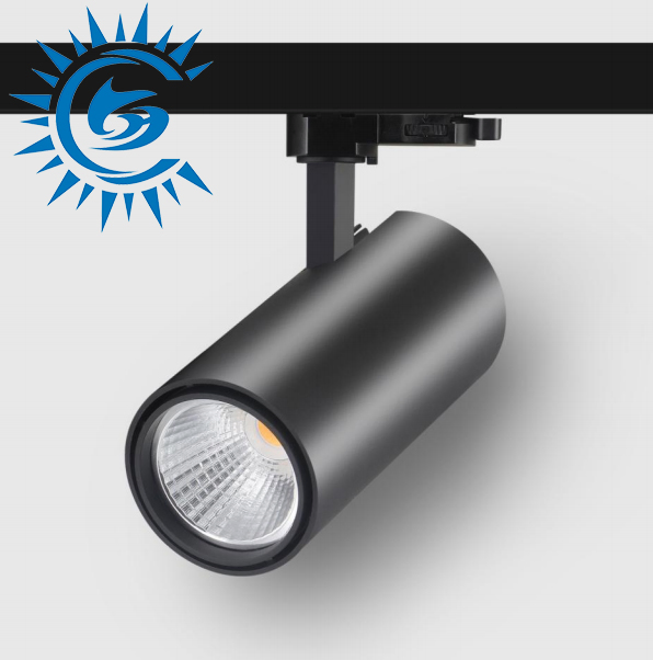 High Brightness Clothing Shop Store Home Balck White Grey 5-50W LED Spotlight Integrated Track Light for Mall, Aisle