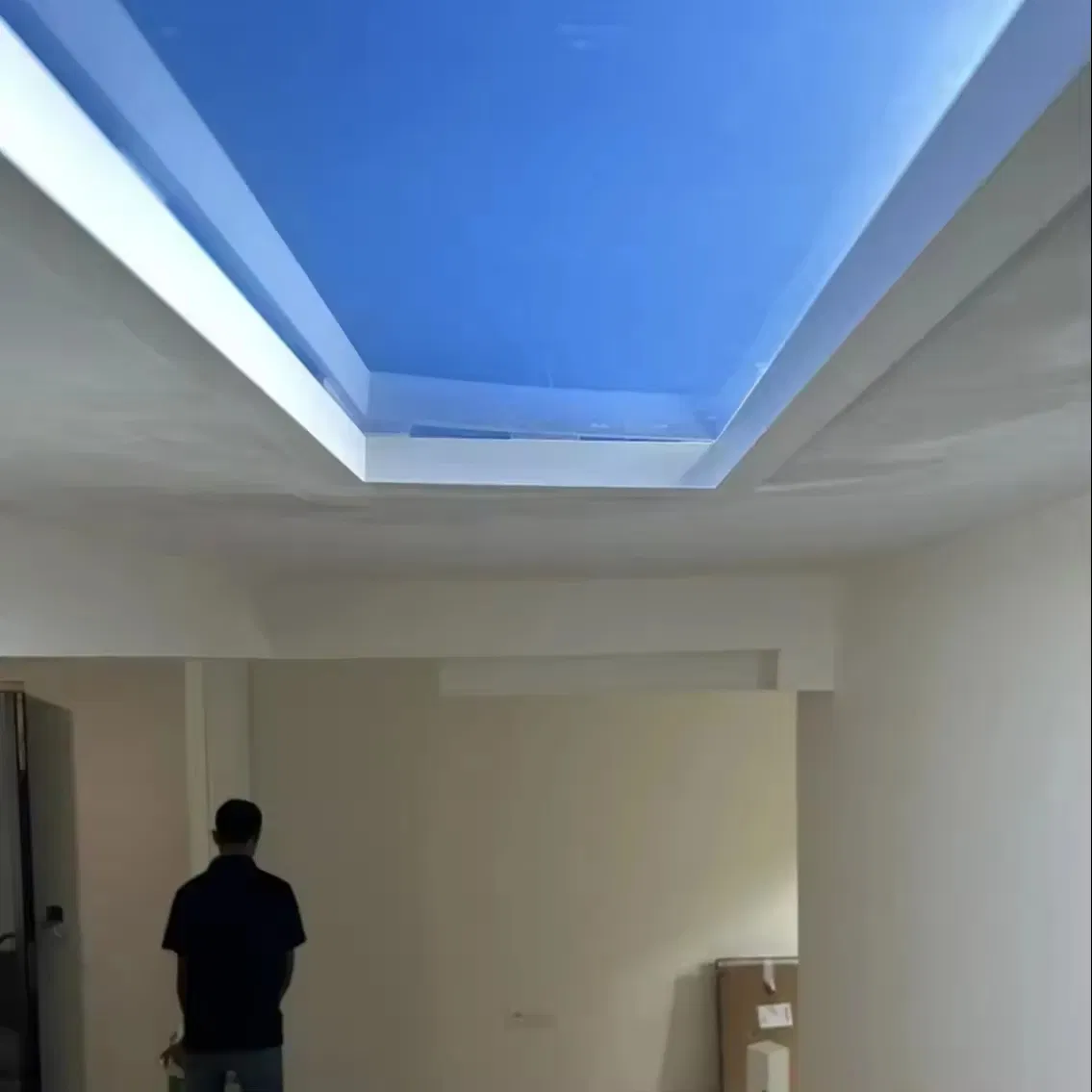 Natural Blue Sky Lighting on Room Real 3D Vision LED Panel
