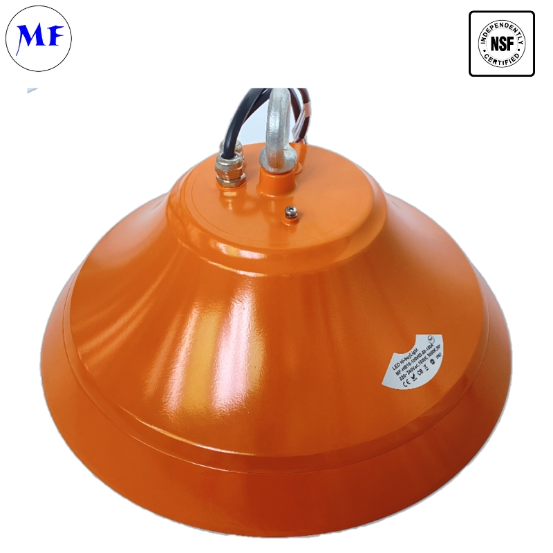 Factory Price High Power 80W/100W/120W/150W/200W/240W IP66 LED High Bay Food Light for Food Processing Plants Grocery Stores Restaurants and Café S