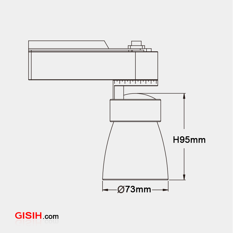 Hot Sale Factory Price 30W COB LED Track Light LC8307s