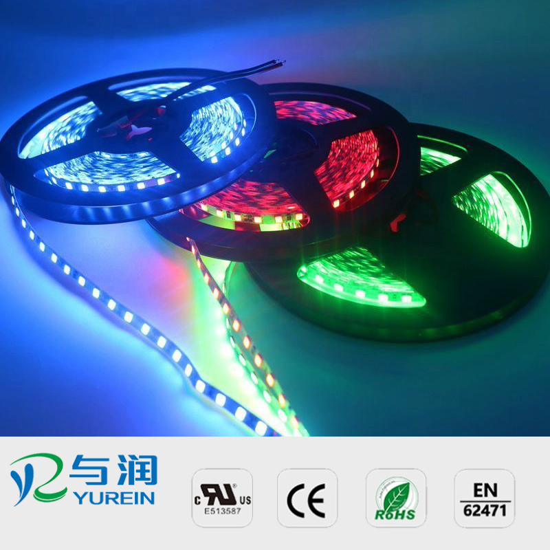 High Brightness LED Linear Light Flexible RGB LED Strip Light with 5050 RGB SMD