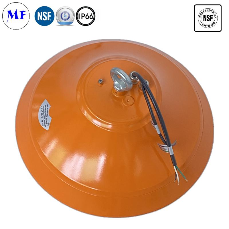 OEM ODM Corrosion Resistance 50W 100W 200W 150lm/W IP66 Waterproof NSF Foodie Highbay Light LED NSF High Bay Food Light for Food Processing Industry