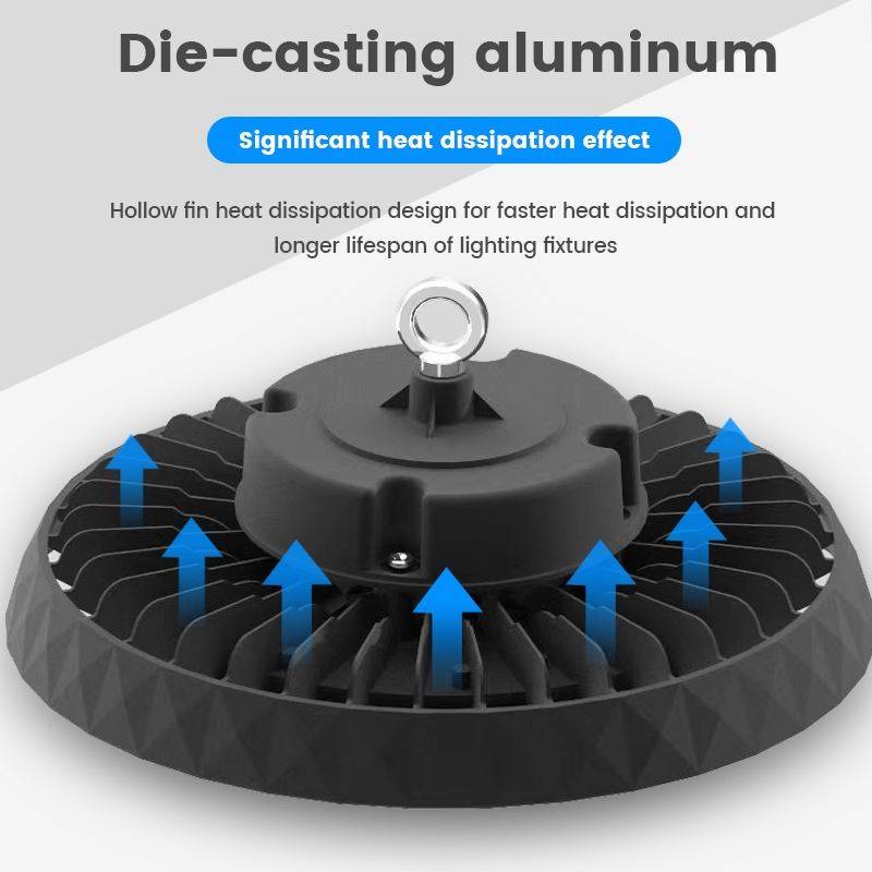 150lm/W 170lm/W 190lm/W LED High Bay Light 100W 150W 200W 240W UFO Warehouse High Bay Light