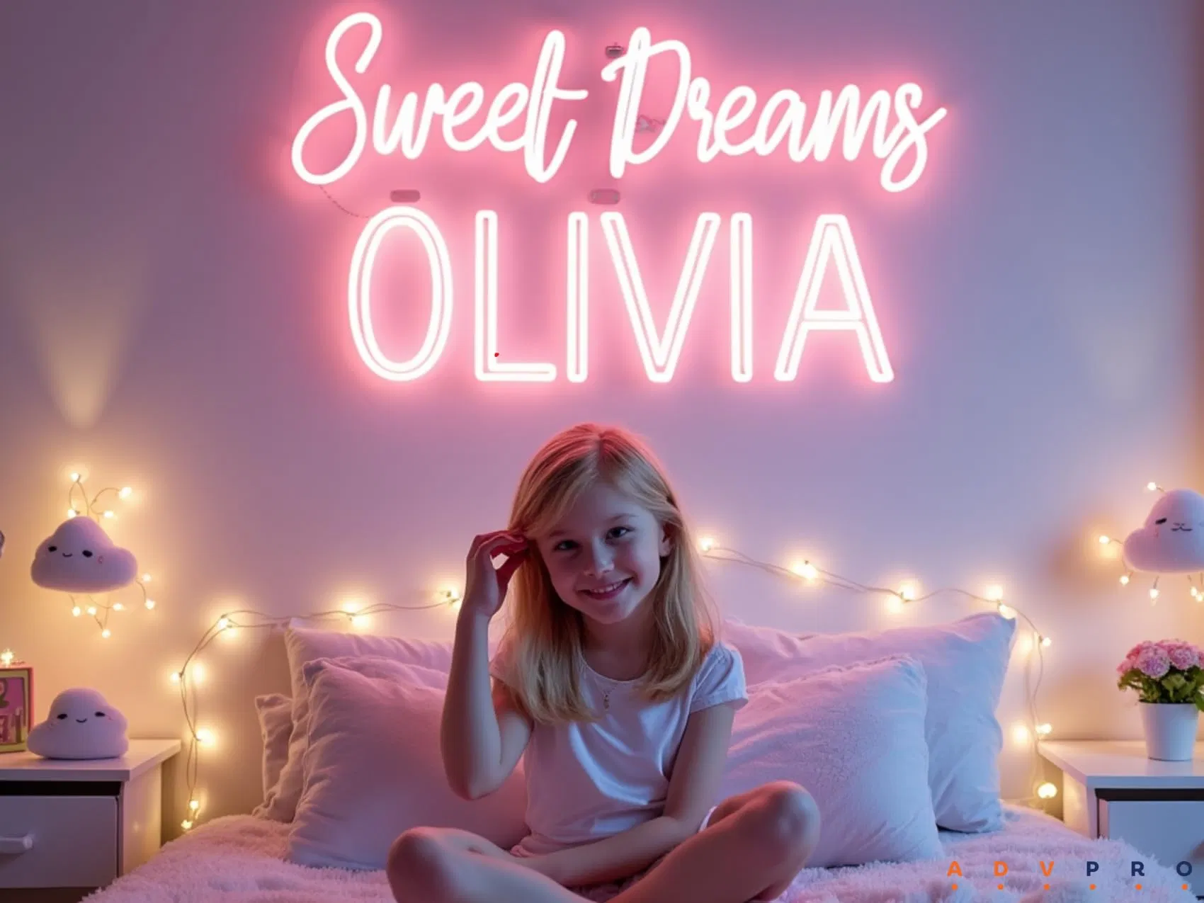 Custom LED Neon Sign - Personalized Large Light with Name/Surname/Logo for Wedding Birthday Party Bar Shop Wall Decor