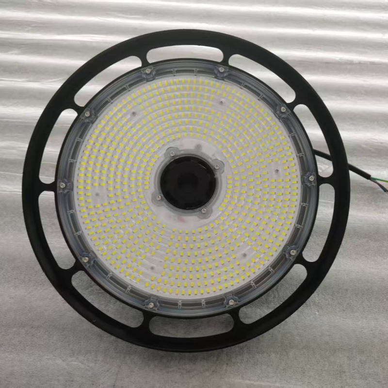 Round Emergency High Bay Light for Industrial Highbay Lamp Workshop 150W LED Highbay Light for UFO Anti-Glare