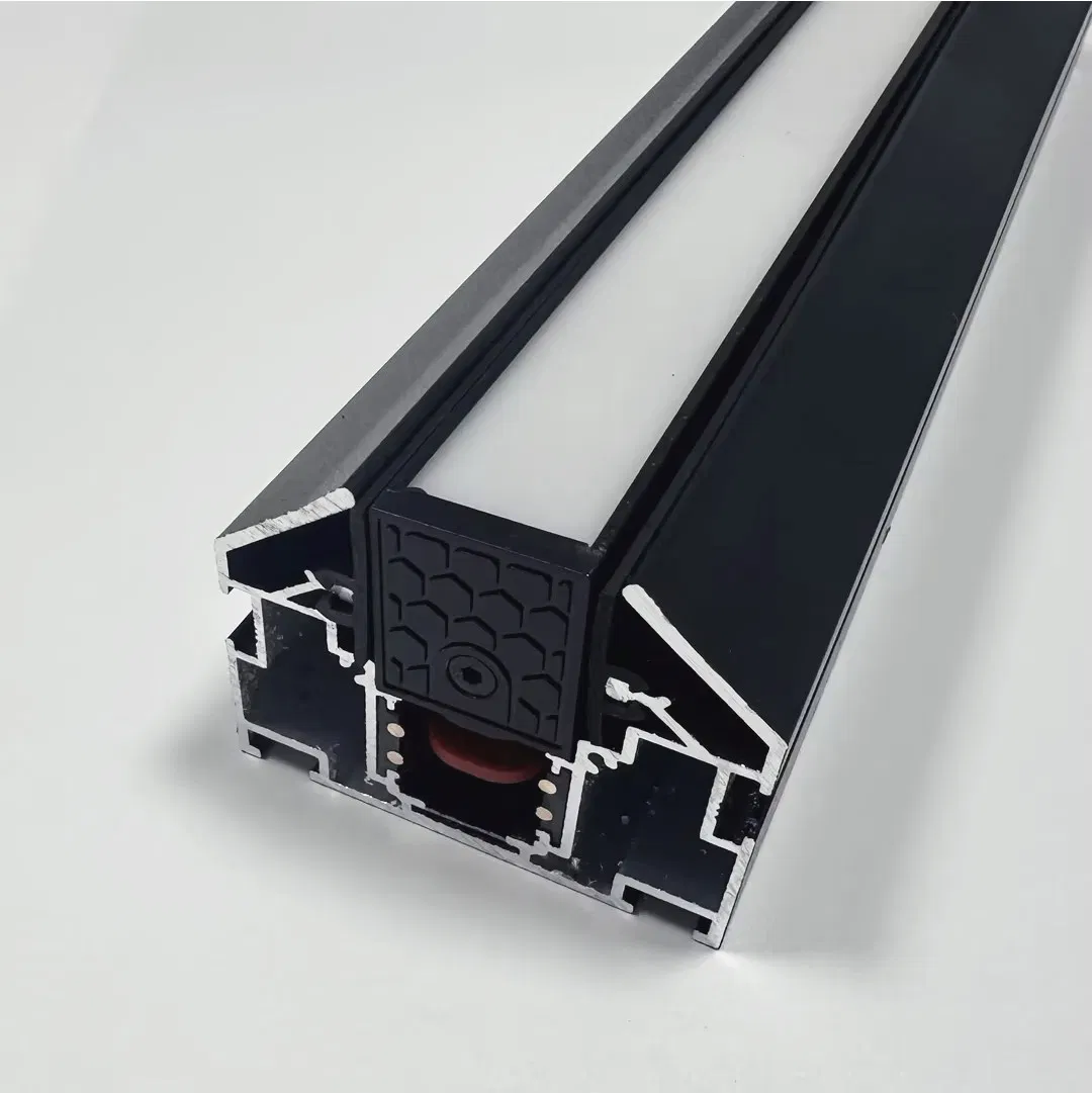 Stretch Ceiling Profile LED Magnetic Light Track Stretch Aluminum Profile Magnetic Track Rail for Ukraine Kazakhstan Ceiling