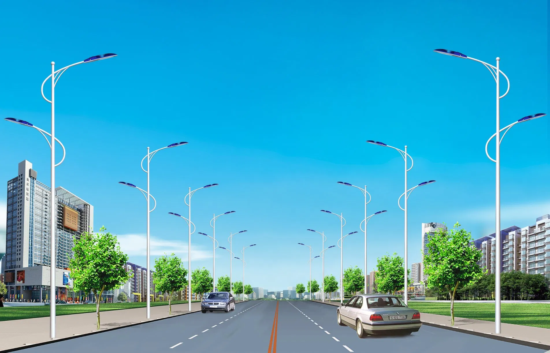 China AC Znkj Carton + Foam LED Street Light Garden Lights