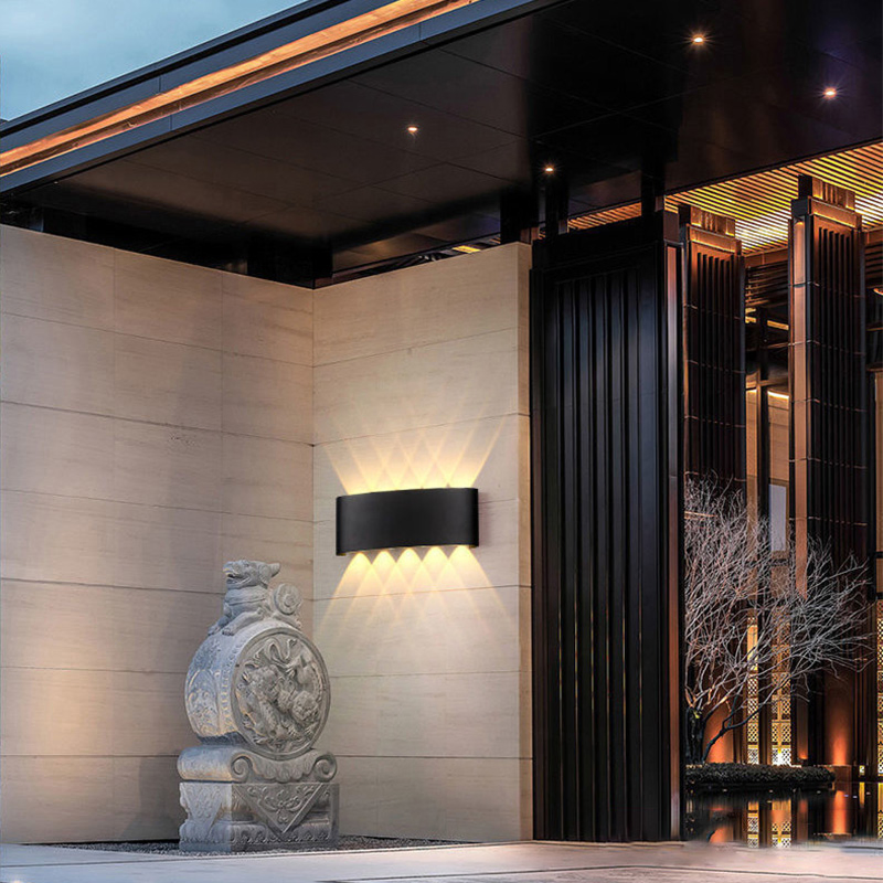 IP65 Modern Interior Outside Wall Mounted Exterior Fancy Fixtures Outdoor Waterproof Wall Light/Outdoor Wall Lamps/LED Wall Lamp