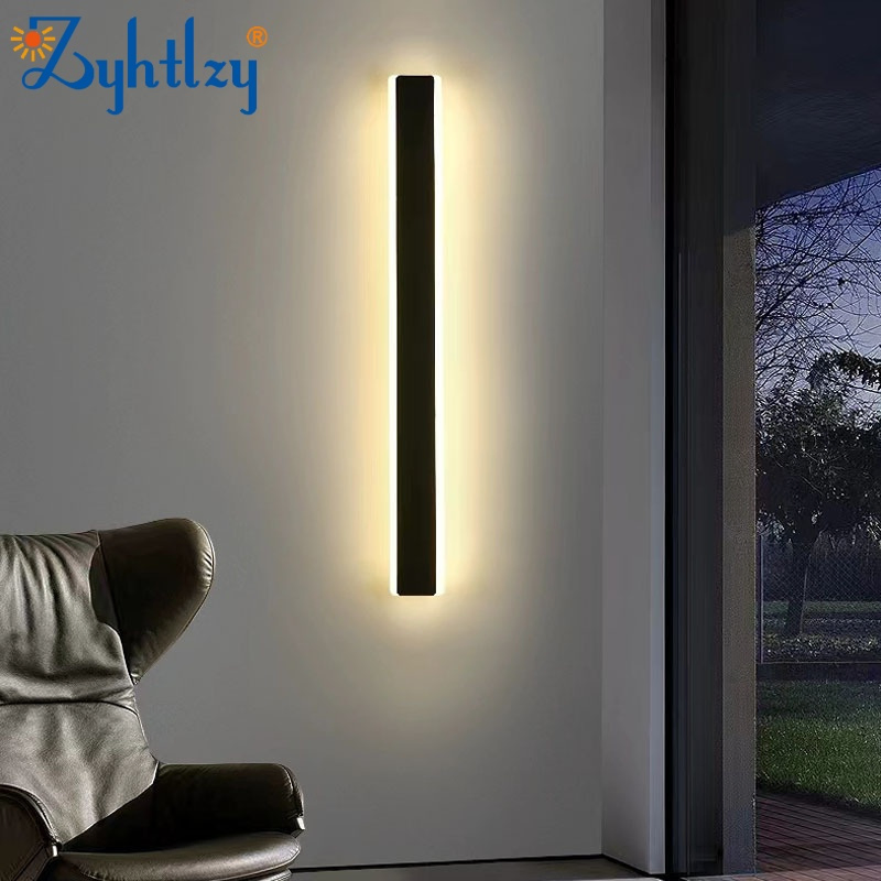 2025 Hot Sale Long Line Black LED Wall Light (ZY-XT007)