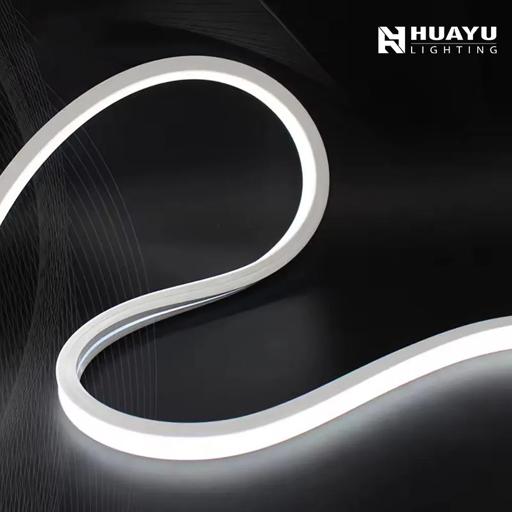 RGB Programmable Multicolor Effects Black Aluminum Channel LED Strip 10X10mm Bright Neon Light